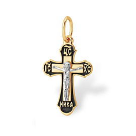 Крест христианский П1906813 золото
