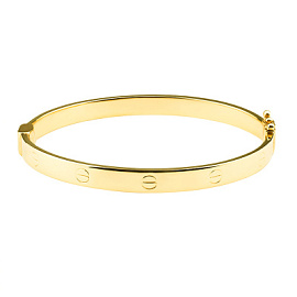 Браслет жесткий ББ-536005 серебро Картье винт