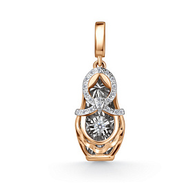 Подвеска 03-11-51135-31-00 золото Матрешки