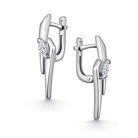 Серьги 02-5096.00КЦ-00 серебро