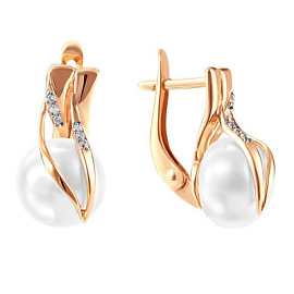 Серьги 290-1-933Р золото