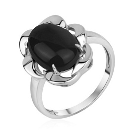 Кольцо один камень 1340396340-20 серебро