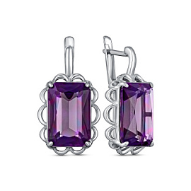 Серьги 206292-001-0019 серебро