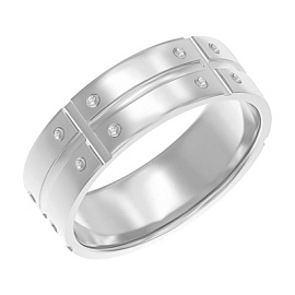 Кольцо 1044471-00000 серебро