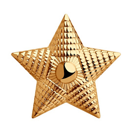 Звезда лейтенантская 040287 золото