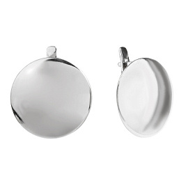 Серьги СЛ660-22-06 серебро Круг