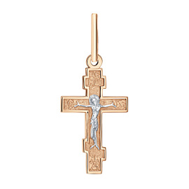 Крест христианский 51080025 золото Полновесный