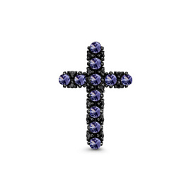 Крест декоративный П1066.Ag-607.1.8 серебро