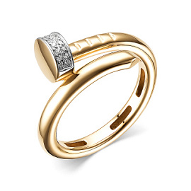 Кольцо к4925л золото Картье Гвоздь