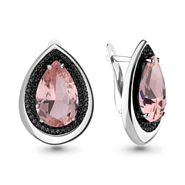 Серьги 4703390Ч.5 серебро