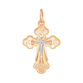 Крест христианский 23-0026 золото Полновесный