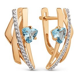 Серьги 028532-1312 золото