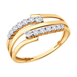 Кольцо 019798 золото