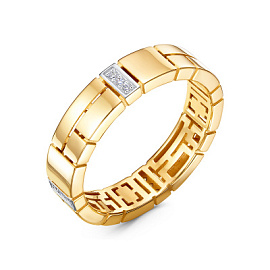 Кольцо дф1102124рл золото