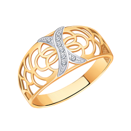 Кольцо 11063 золото