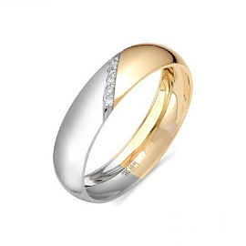 Кольцо обручальное 905-110 золото