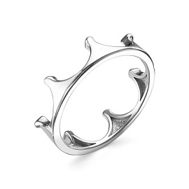 Кольцо 3001019004 серебро Корона