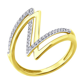 Кольцо 53-110-02872-1 золото