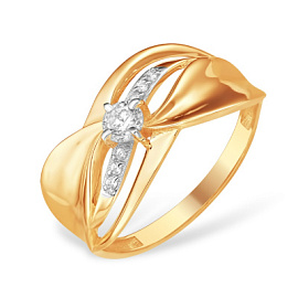 Кольцо К13221929 золото