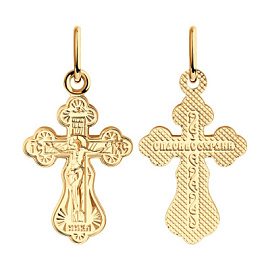 Крест христианский 120050 золото