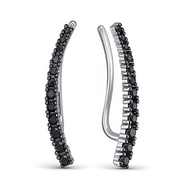 Серьги каффы с211499.0010 серебро