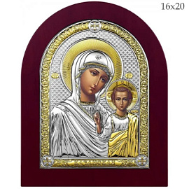 Икона 6391.3WO ювелирный сплав Казанская Божья Матерь