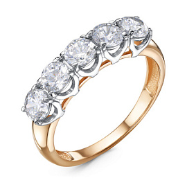 Кольцо дорожка 1107495 золото