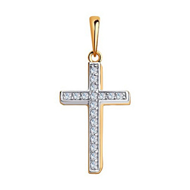 Крест декоративный 51-130-00375-1 золото
