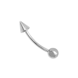 Пирсинг в бровь 1657009 серебро