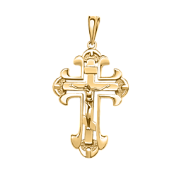 Крест христианский 3335 золото