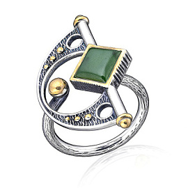 Кольцо RG091544NPH-CSQ-M серебро