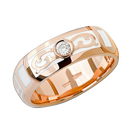 Кольцо обручальное КЭБ-19 золото