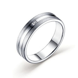 Кольцо обручальное 01-3299.000Б-00 серебро