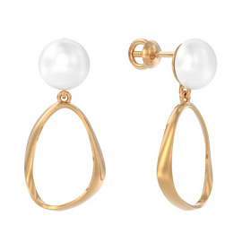 Серьги подвесные 1044262-11250 золото