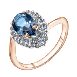 Кольцо 100-199-tpl-238 золото