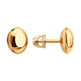 Серьги пусеты 0200788 золото
