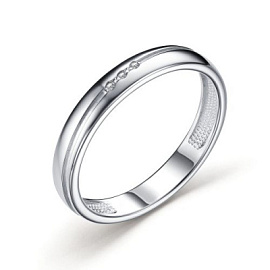 Кольцо обручальное 01-3272.000Б-00 серебро