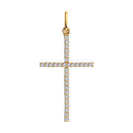 Крест декоративный 036341 золото