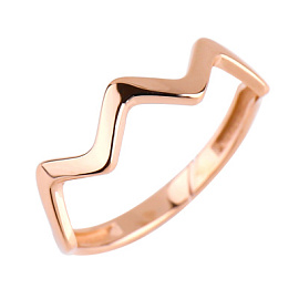 Кольцо фаланговое 22057 золото