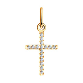 Крест декоративный 120309 золото