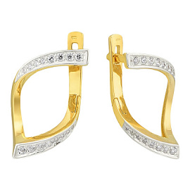 Серьги 13230л золото