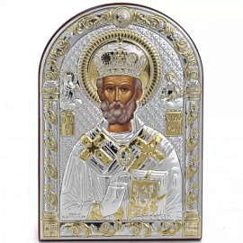 Икона 84126.1ORON ювелирный сплав Святой Николай Чудотворец