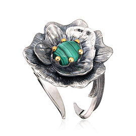 Кольцо RG081597MLC-COV-S серебро Цветок