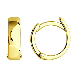 Серьги конго 0200170-2 золото
