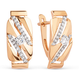 Серьги 031472-1102 золото