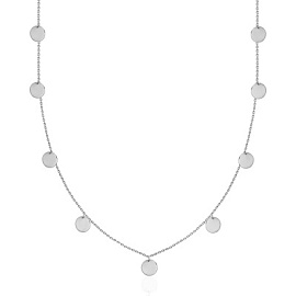 Колье N00062r серебро Гирлянда