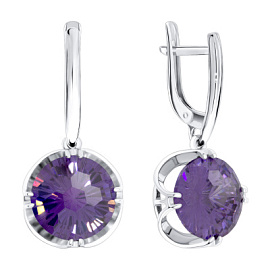 Серьги подвесные 2340201708-92 серебро