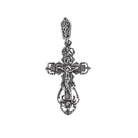 Крест христианский кр-03 серебро Полновесный