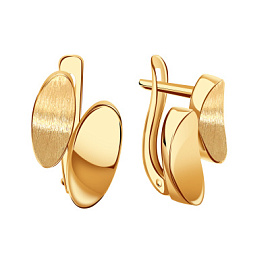 Серьги Т10062Е100 золото