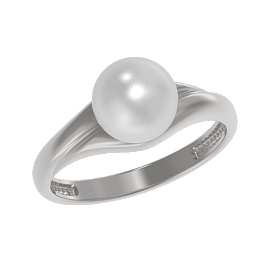 Кольцо 1 камень 1039541-01250-2S серебро